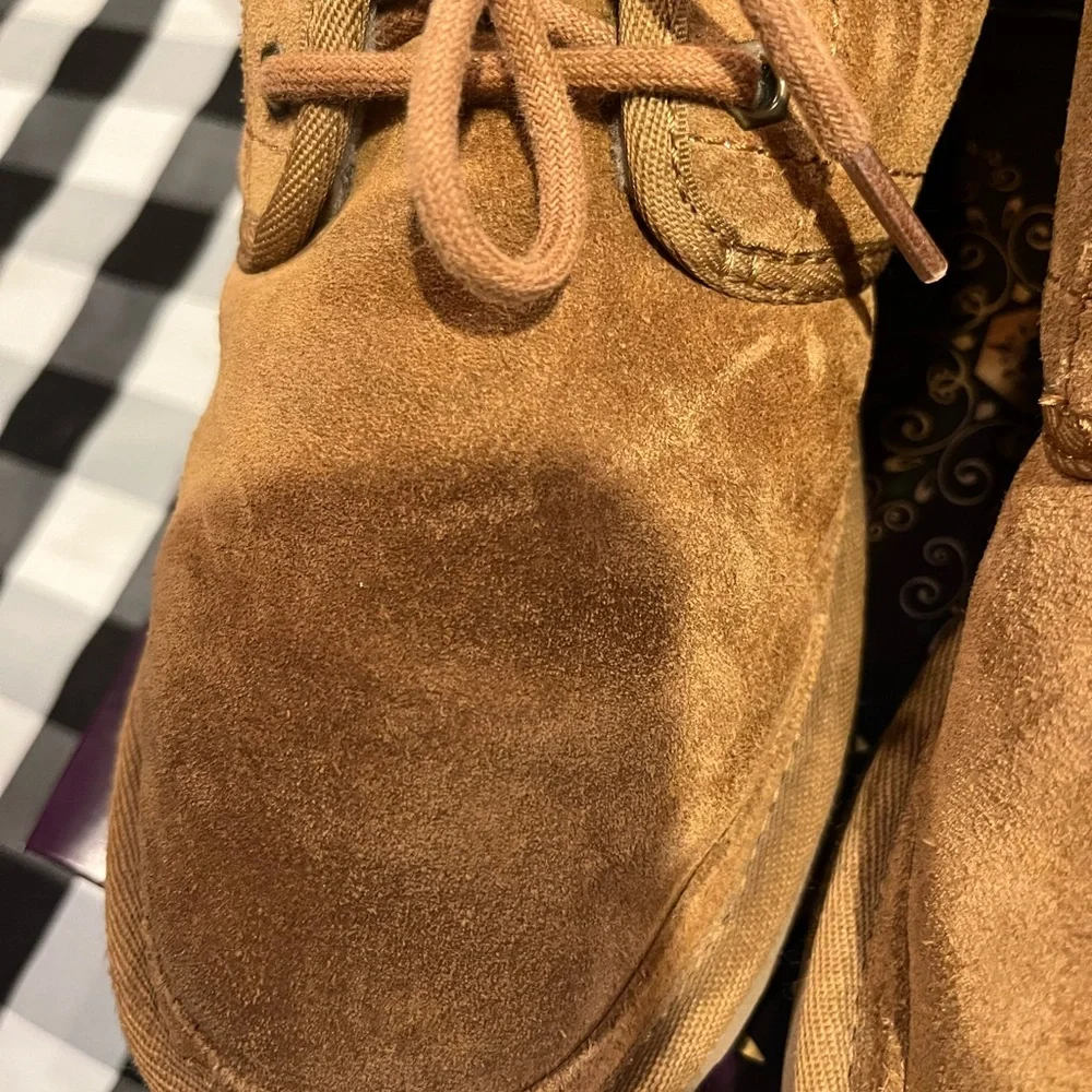 UGG Classic Tan Suede Boots - Picture 6 of 14